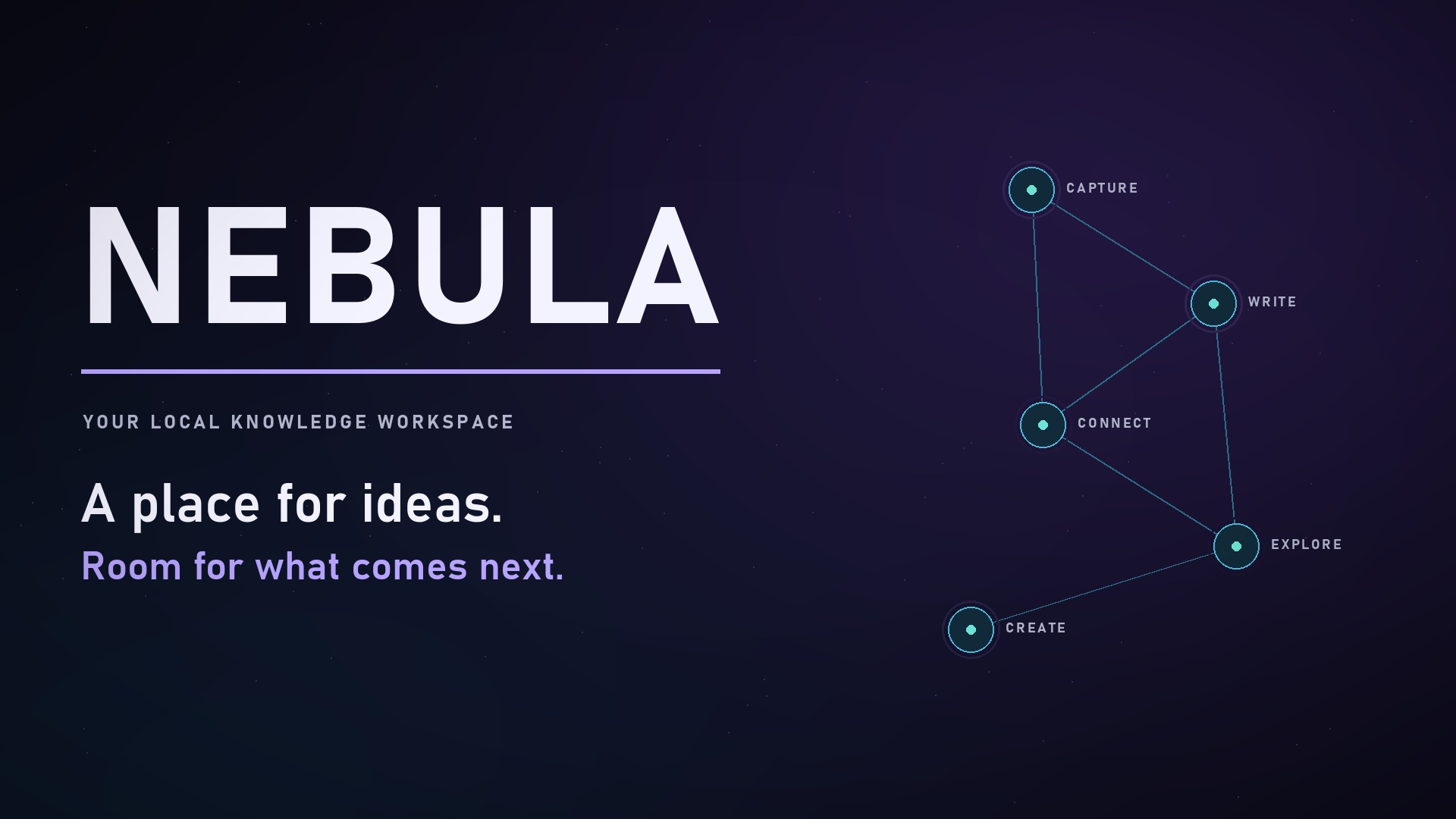Nebula product film: a place for ideas, room for what comes next